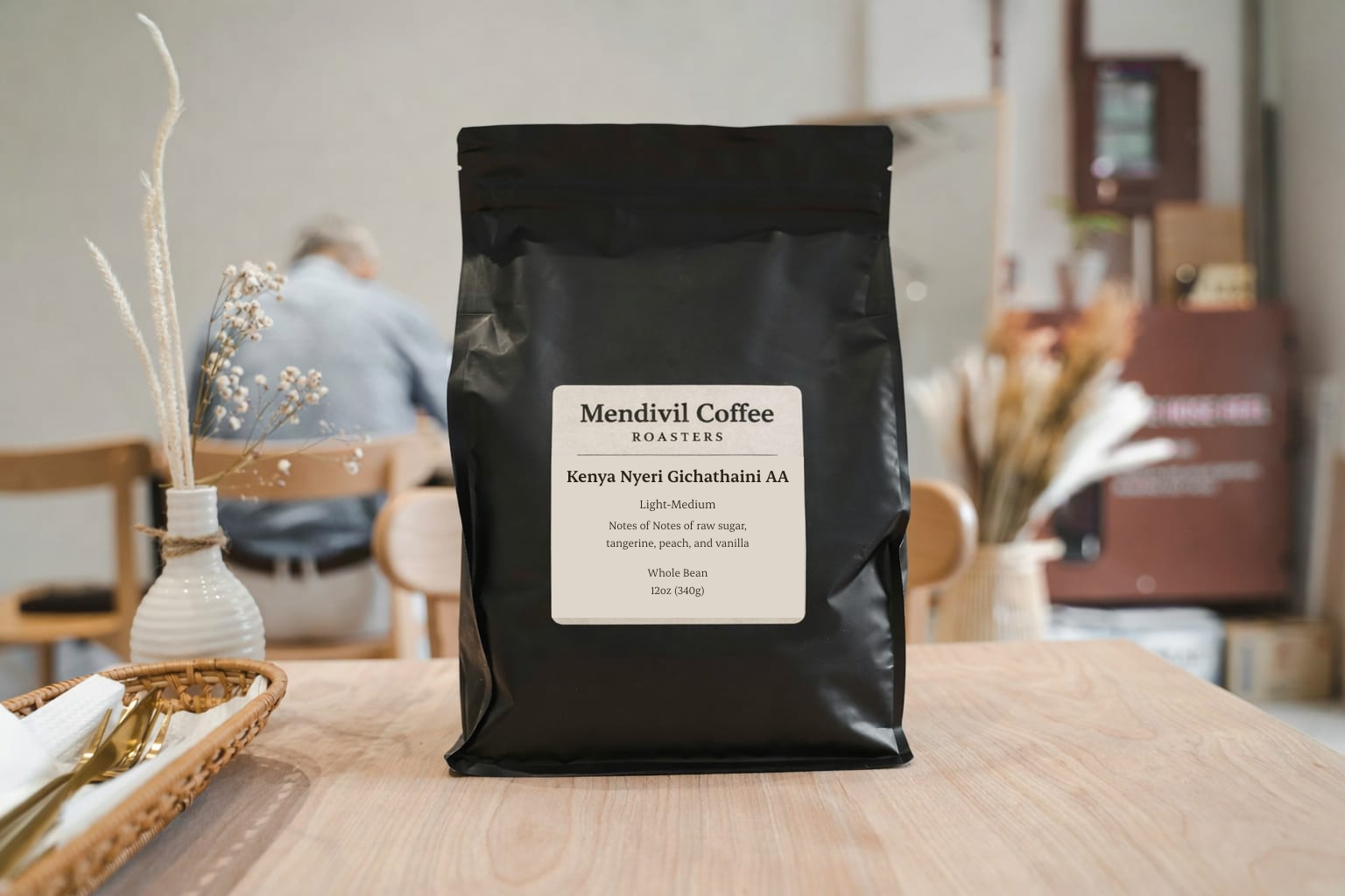 Kenya Nyeri Gichathaini AA coffee bag